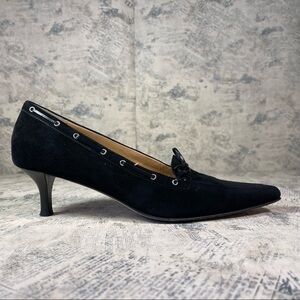 Ann Taylor Suede pointy shoes